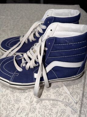 Classic High-Top Navy Blue Vans